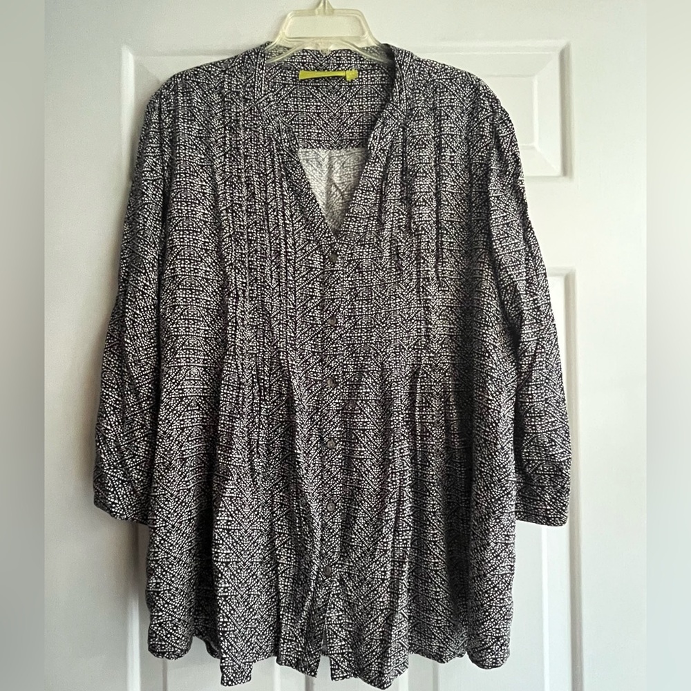 Rock Paper Flower Womens Tunic XL